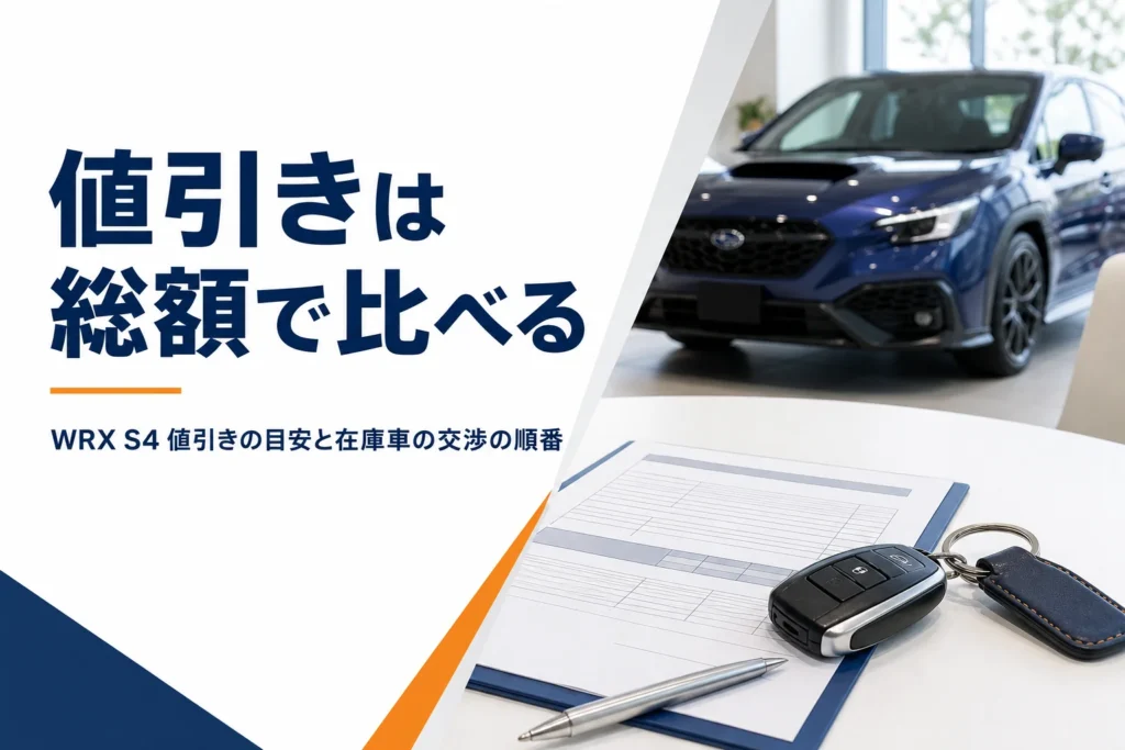 見積書と車のキーが置かれた商談テーブル